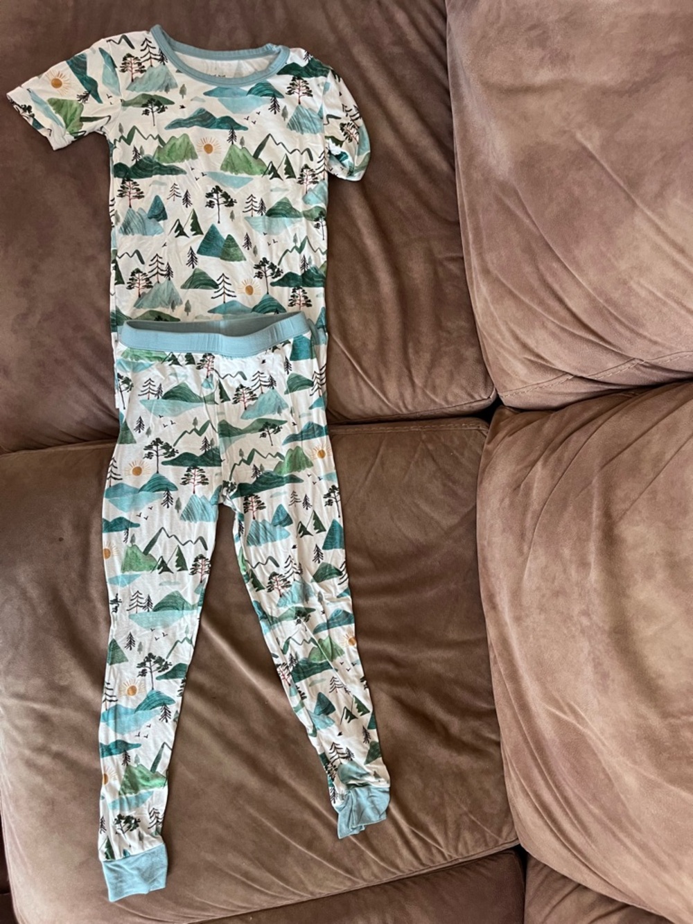 Little Sleepies Mountain Print Pajama Set